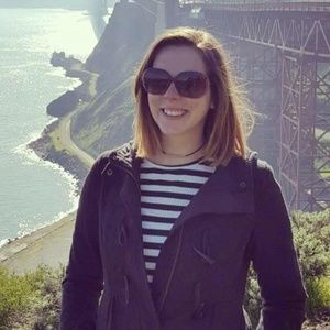 H&M Dark Grey Wool Hooded Coat